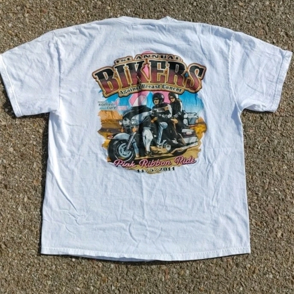 Vtg 2011 Harley-Davidson Tucson Ride for Cancer Hanes T-Shirt Size (XL)